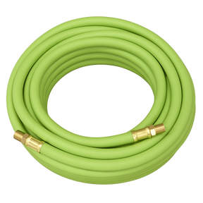 Sealey AHH10 High-Visibility Hybrid Air Hose with 1/4"BSP Unions 10m x 8mm