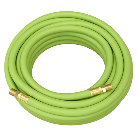 Sealey AHH10 High-Visibility Hybrid Air Hose with 1/4"BSP Unions 10m x 8mm