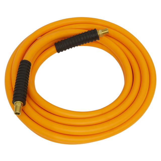Sealey AHHC10 High-Visibility Hybrid Air Hose with 1/4"BSP Unions 10m x 8mm