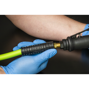 Sealey AHHC10G High-Visibility Hybrid Air Hose with 1/4"BSP Unions 10m x 8mm - additional view 3