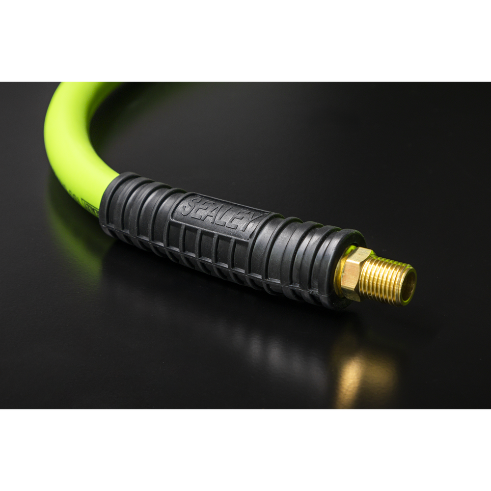 Sealey AHHC10G High-Visibility Hybrid Air Hose with 1/4"BSP Unions 10m x 8mm - additional view 4