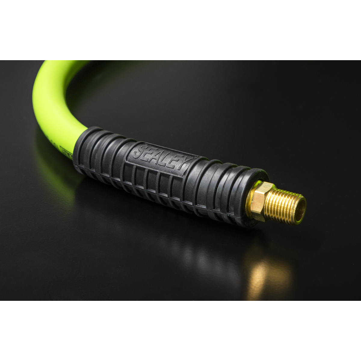 Sealey AHHC10G High-Visibility Hybrid Air Hose with 1/4"BSP Unions 10m x 8mm - additional view 4