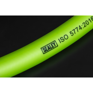 Sealey AHHC10G High-Visibility Hybrid Air Hose with 1/4"BSP Unions 10m x 8mm - additional view 8
