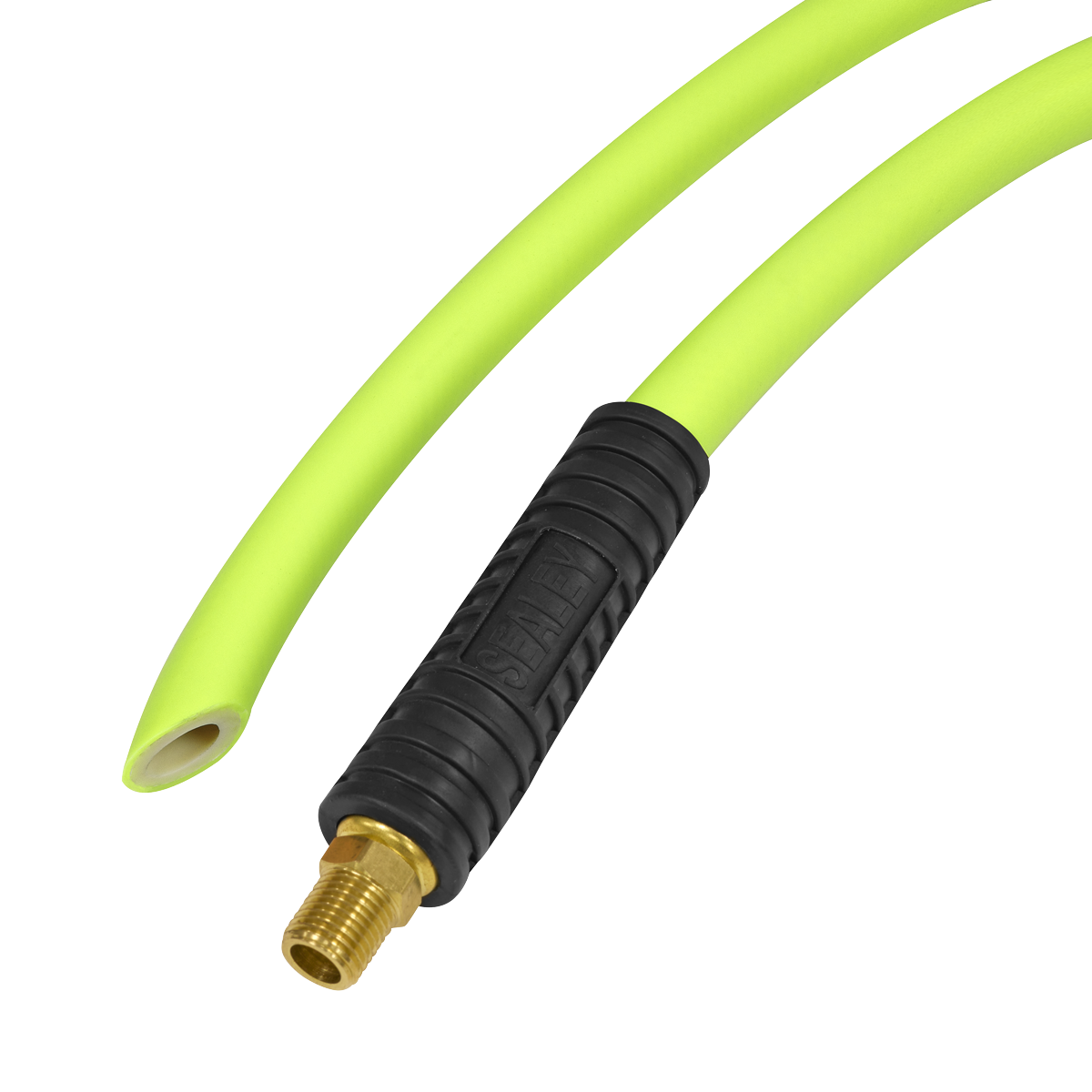 Sealey AHHC10G High-Visibility Hybrid Air Hose with 1/4"BSP Unions 10m x 8mm - additional view 2