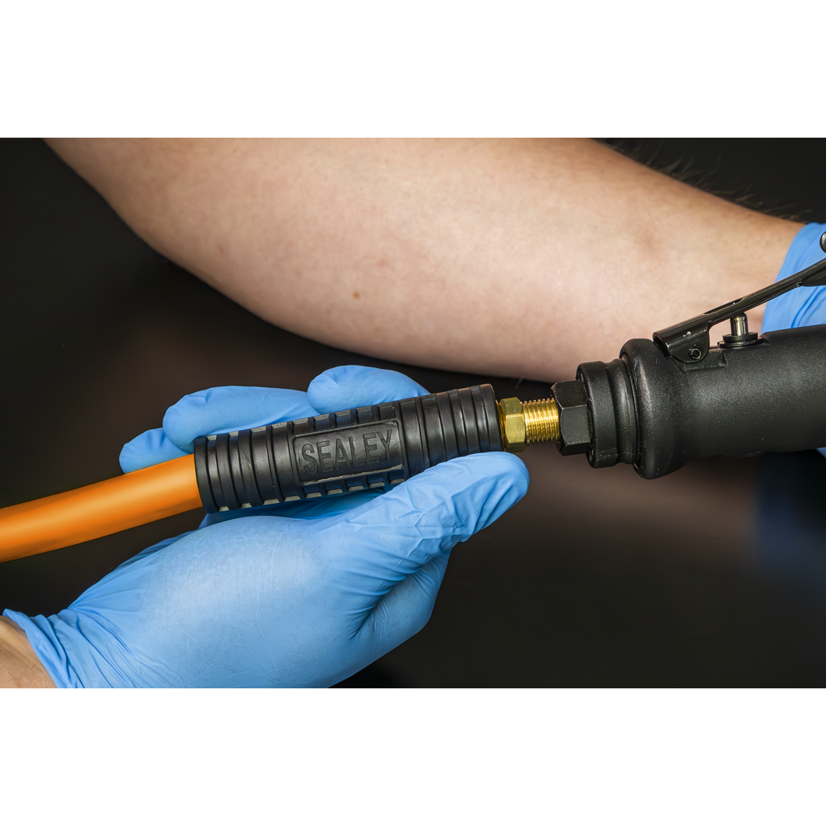 Sealey AHHC20 High-Visibility Hybrid Air Hose with 1/4"BSP Unions 20m x 8mm - additional view 6