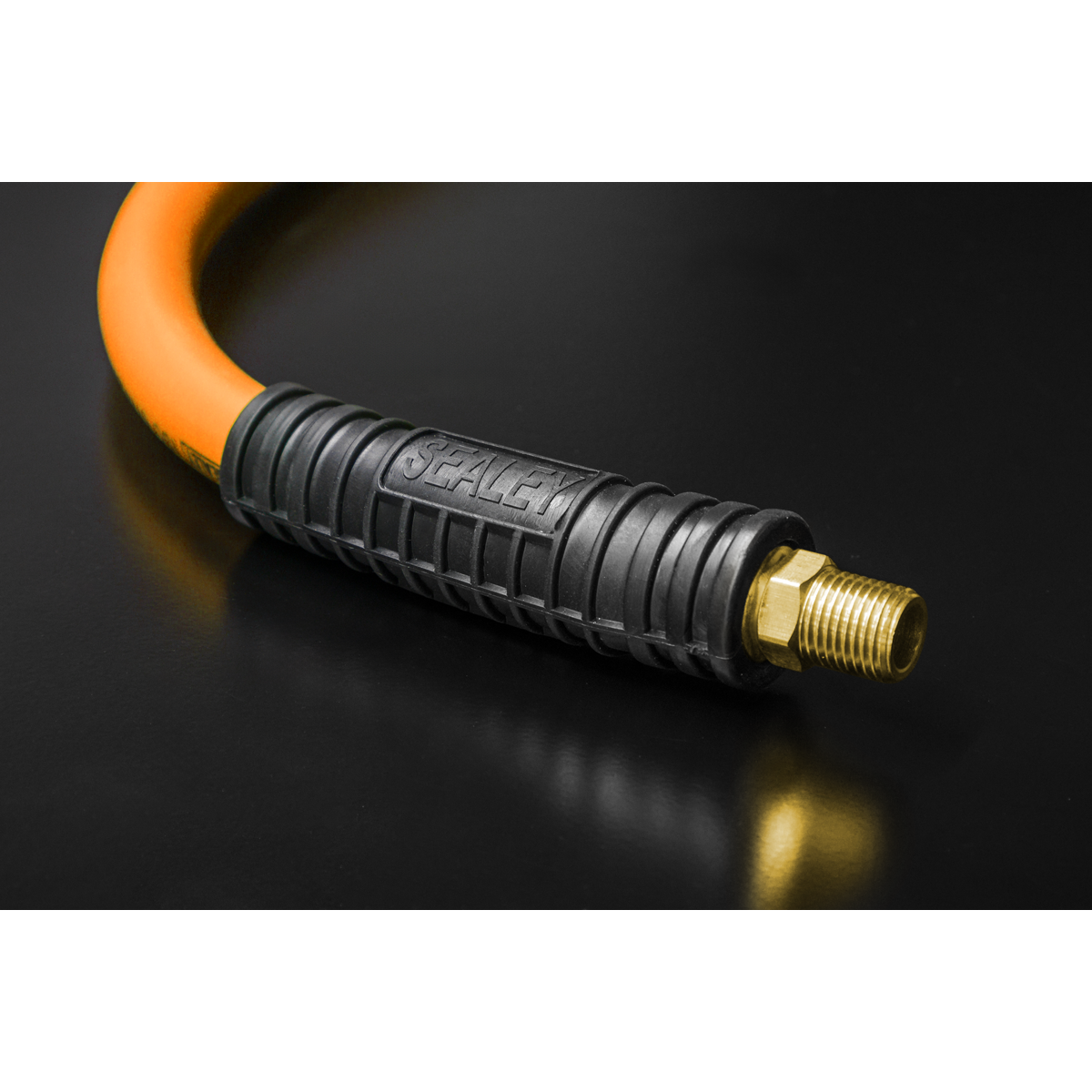 Sealey AHHC5 High-Visibility Hybrid Air Hose with 1/4"BSP Unions 5m x 8mm - additional view 3