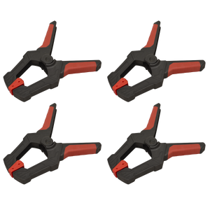 Sealey AK064 Spring Clamp Set 80mm 4pc