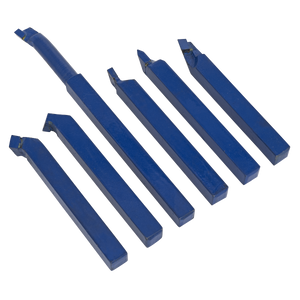 Sealey AK1122 Lathe Turning Tool Set 10mm x 10mm 6pc