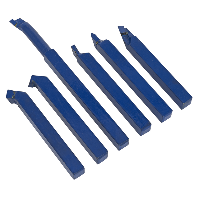 Sealey AK1122 Lathe Turning Tool Set 10mm x 10mm 6pc