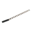 Sealey AK1214 Premier Socket Retaining Rail with 14 Clips 1/2"Sq Drive