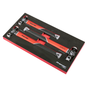 Sealey AK2033 Premier Ball Pein Hammer Set with Fibreglass Shafts 3pc - additional view 2