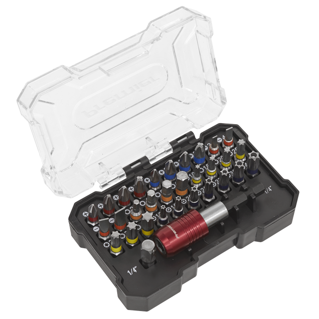 Sealey AK2110 Premier Colour-Coded Power Tool Bit Set 32pc