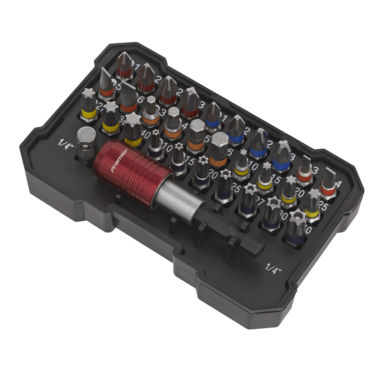 Sealey AK2110 Premier Colour-Coded Power Tool Bit Set 32pc - additional view 9