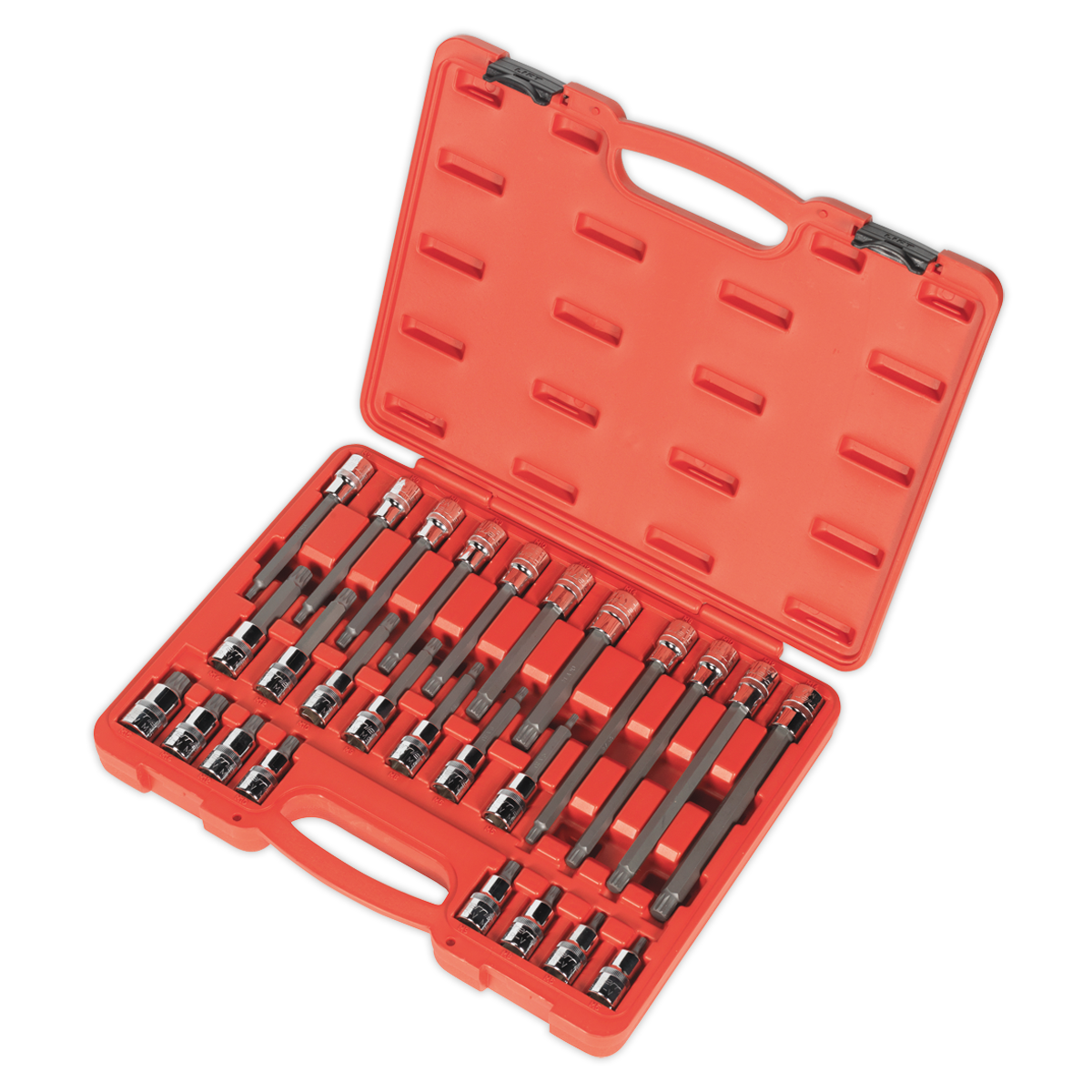 Sealey AK2195 Premier Spline Socket Bit Set 1/2"Sq Drive 26pc - additional view 5