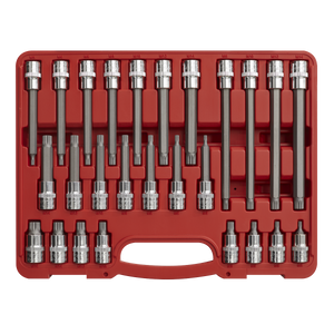 Sealey AK2195 Premier Spline Socket Bit Set 1/2"Sq Drive 26pc - additional view 7
