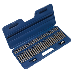 Sealey AK21956 Premier Security TRX-Star*/Hex/Ribe/Spline Bit Set 3/8" & 1/2"Sq Drive 56pc