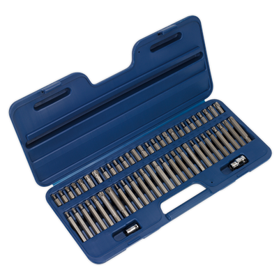 Sealey AK21956 Premier Security TRX-Star*/Hex/Ribe/Spline Bit Set 3/8" & 1/2"Sq Drive 56pc