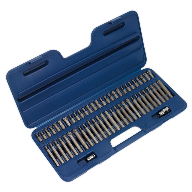 Sealey AK21956 Premier Security TRX-Star*/Hex/Ribe/Spline Bit Set 3/8" & 1/2"Sq Drive 56pc