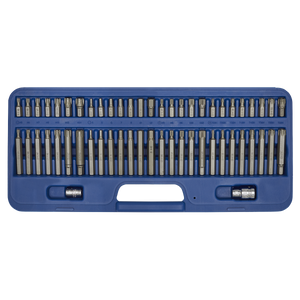 Sealey AK21956 Premier Security TRX-Star*/Hex/Ribe/Spline Bit Set 3/8" & 1/2"Sq Drive 56pc - additional view 2