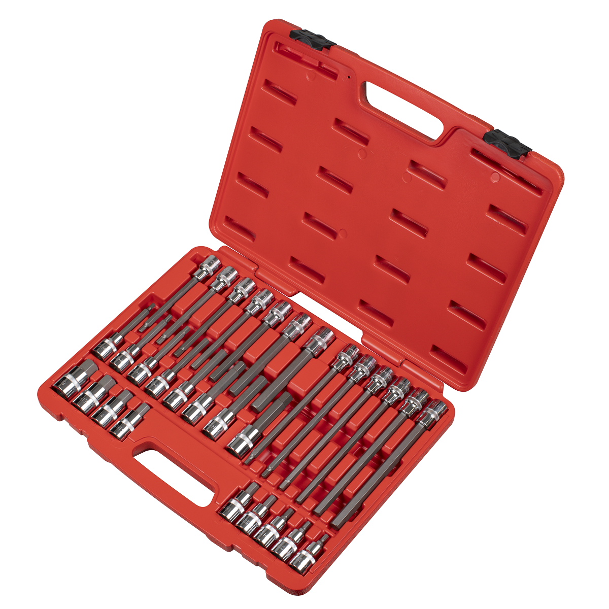 Sealey AK2196 Hex Socket Bit Set 30pc 1/2"Sq Drive - additional view 4