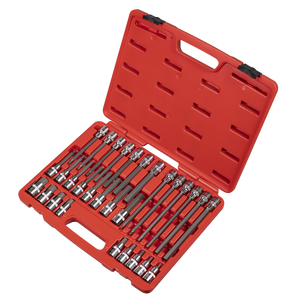 Sealey AK2196 Hex Socket Bit Set 30pc 1/2"Sq Drive - additional view 4
