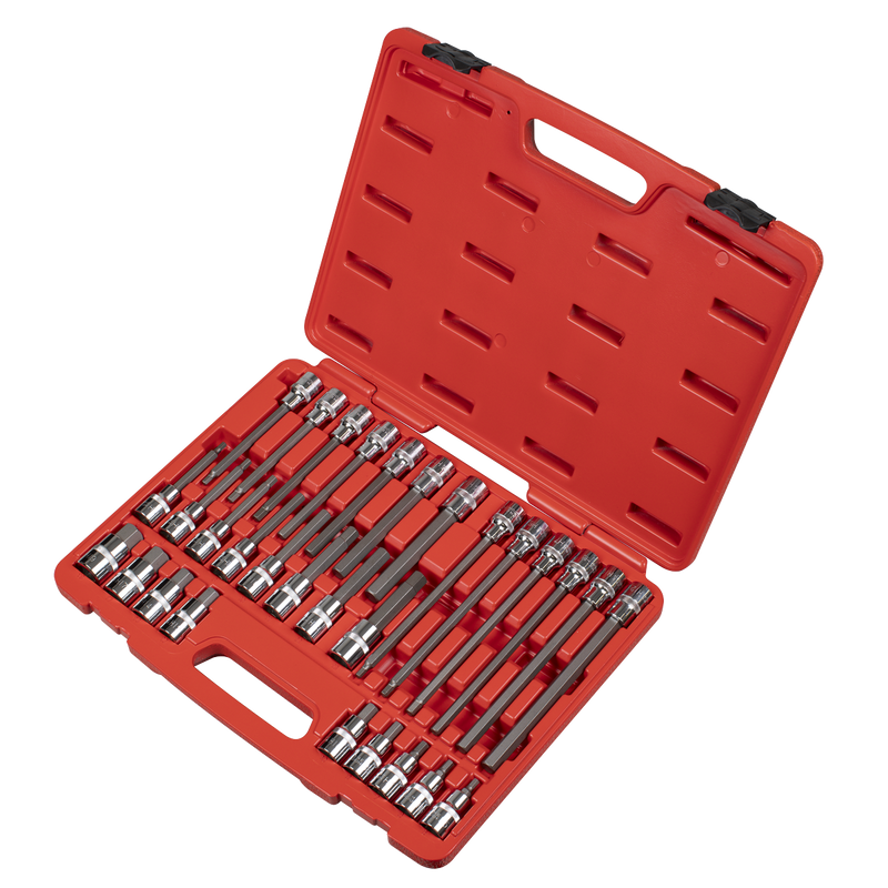 Sealey AK2196 Hex Socket Bit Set 30pc 1/2"Sq Drive - additional view 4