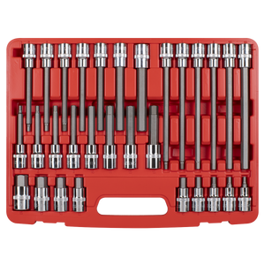 Sealey AK2196 Hex Socket Bit Set 30pc 1/2"Sq Drive - additional view 5