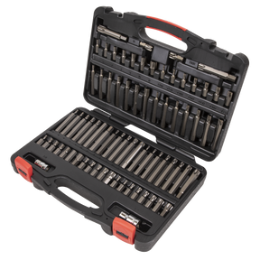 Sealey AK21974P Premier TRX-Star*/Security TRX-Star*/Hex/Ribe/Spline Bit Set 3/8" & 1/2"Sq Drive 74pc