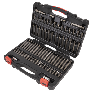 Sealey AK21974P Premier TRX-Star*/Security TRX-Star*/Hex/Ribe/Spline Bit Set 3/8" & 1/2"Sq Drive 74pc