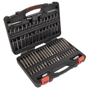 Sealey AK21974P Premier TRX-Star*/Security TRX-Star*/Hex/Ribe/Spline Bit Set 3/8" & 1/2"Sq Drive 74pc - additional view 2