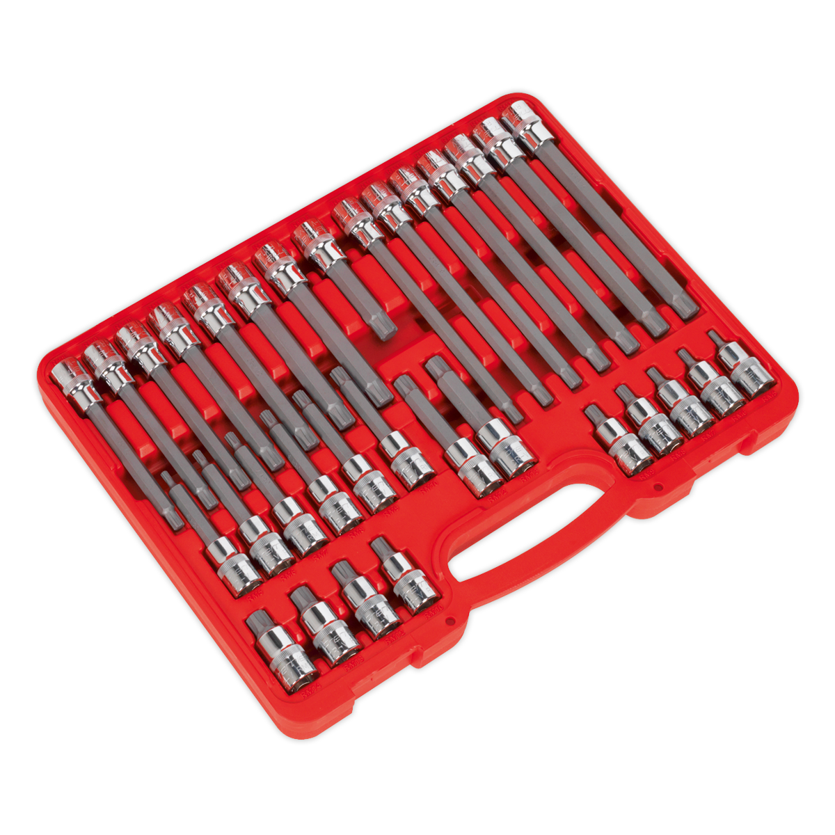 Sealey AK2198 Premier Ribe Socket Bit Set 1/2"Sq Drive 32pc - additional view 5