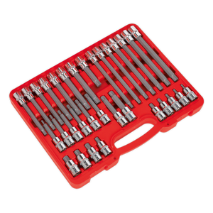 Sealey AK2198 Premier Ribe Socket Bit Set 1/2"Sq Drive 32pc - additional view 5