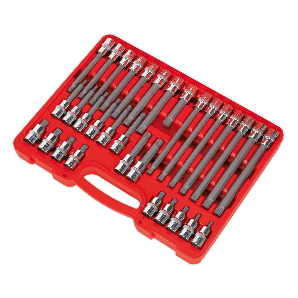 Sealey AK2198 Premier Ribe Socket Bit Set 1/2"Sq Drive 32pc - additional view 6