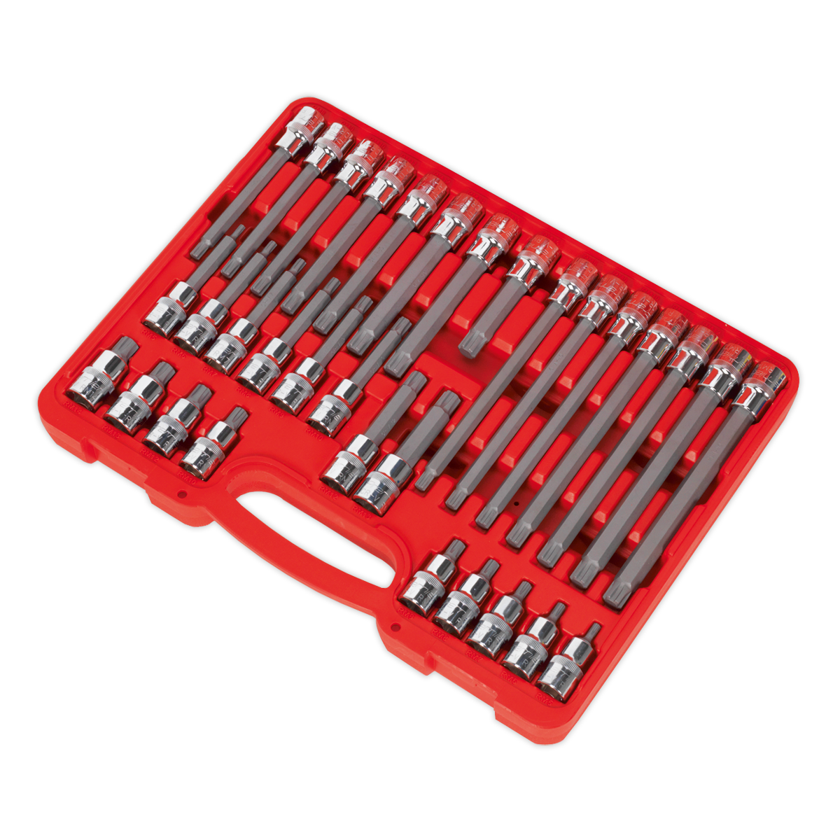 Sealey AK2198 Premier Ribe Socket Bit Set 1/2"Sq Drive 32pc - additional view 6