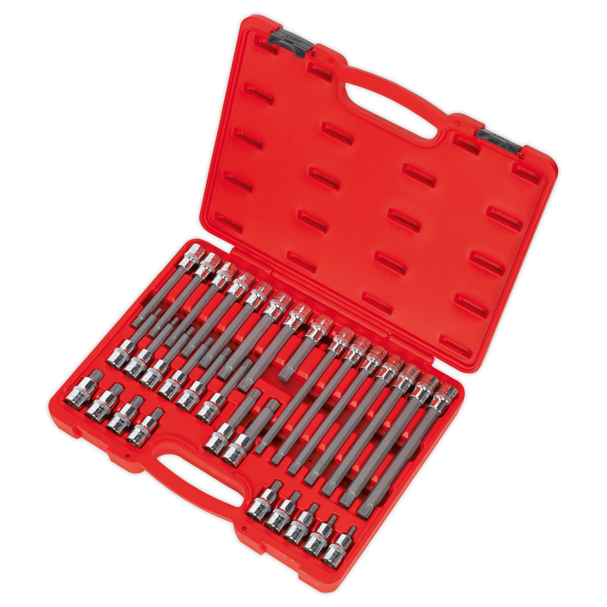 Sealey AK2198 Premier Ribe Socket Bit Set 1/2"Sq Drive 32pc - additional view 4