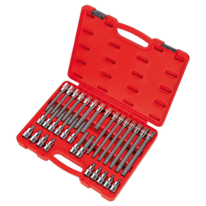 Sealey AK2198 Premier Ribe Socket Bit Set 1/2"Sq Drive 32pc - additional view 4