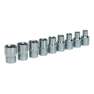 Sealey AK230 Premier TRX-Star* Female Socket Set 1/2"Sq Drive 9pc - additional view 2