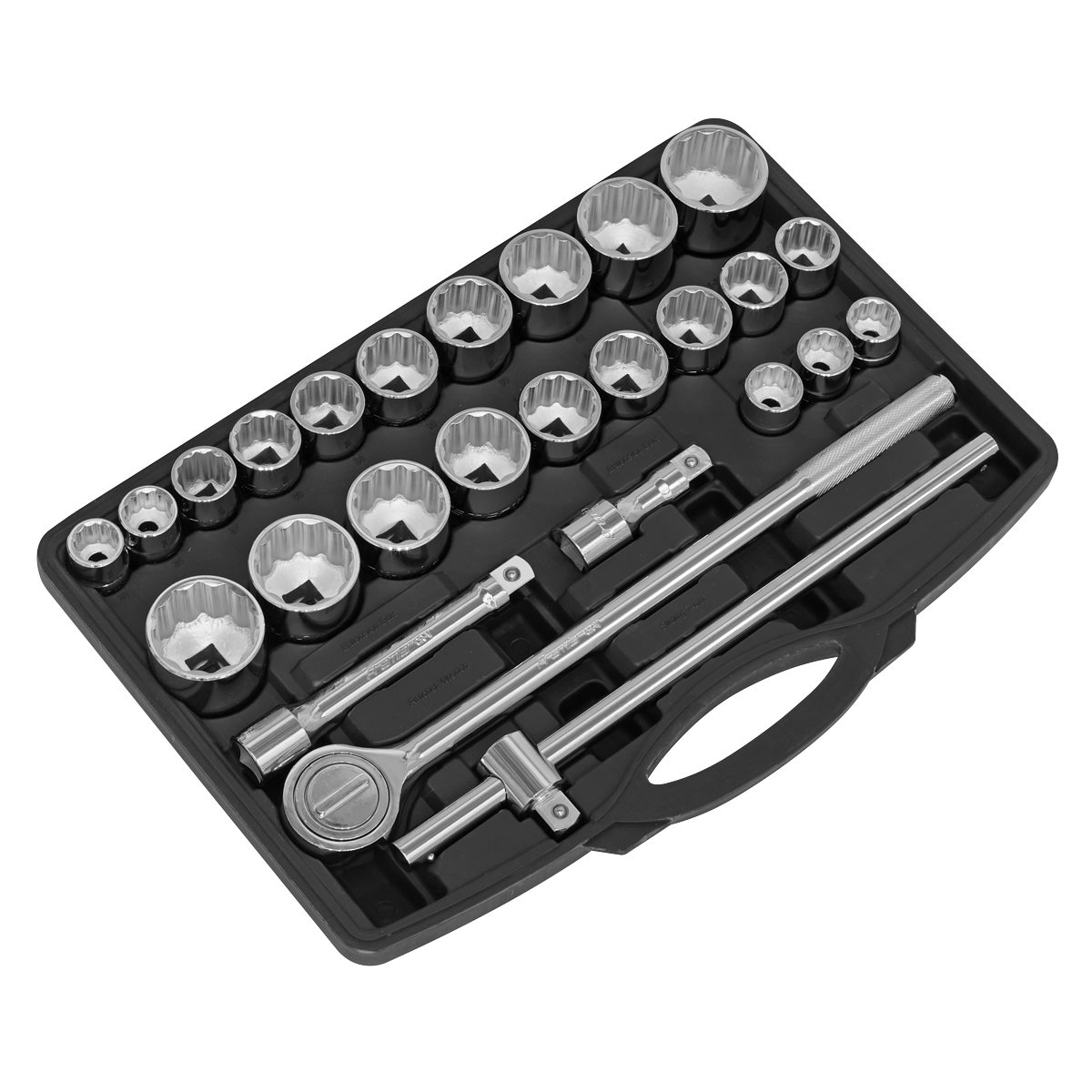 Sealey AK2582 Premier Metric/Imperial Socket Set 3/4"Sq Drive 12-Point 26pc - additional view 4