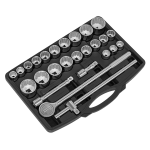 Sealey AK2582 Premier Metric/Imperial Socket Set 3/4"Sq Drive 12-Point 26pc - additional view 4