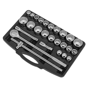 Sealey AK2582 Premier Metric/Imperial Socket Set 3/4"Sq Drive 12-Point 26pc - additional view 5