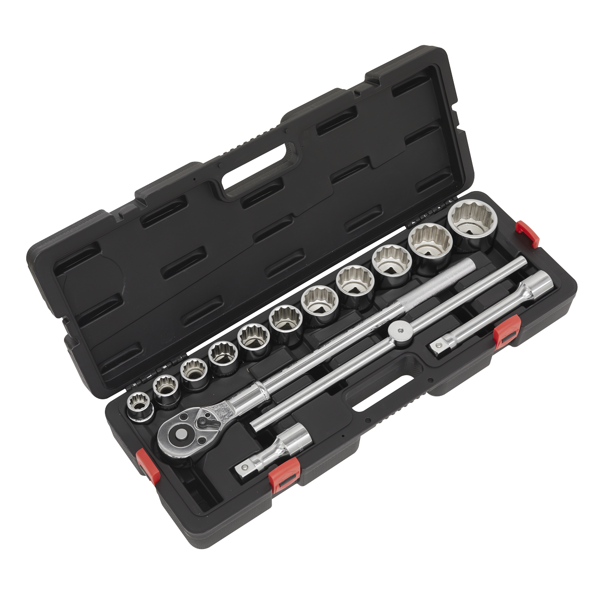 Sealey AK2583 Premier Socket Set 3/4"Sq Drive 12-Point 15pc