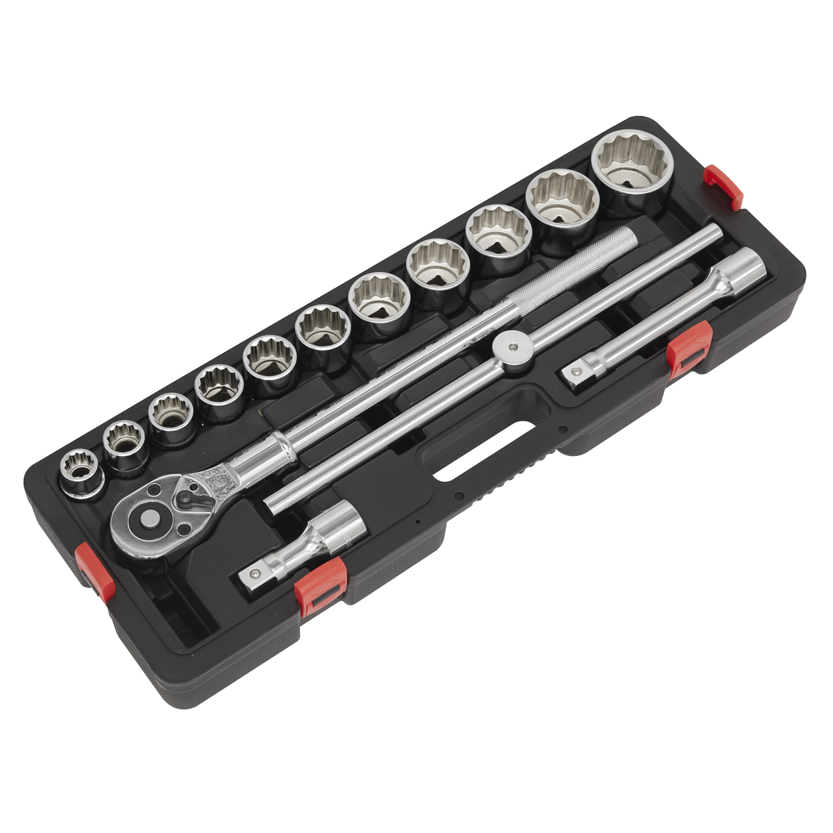 Sealey AK2583 Premier Socket Set 3/4"Sq Drive 12-Point 15pc - additional view 6