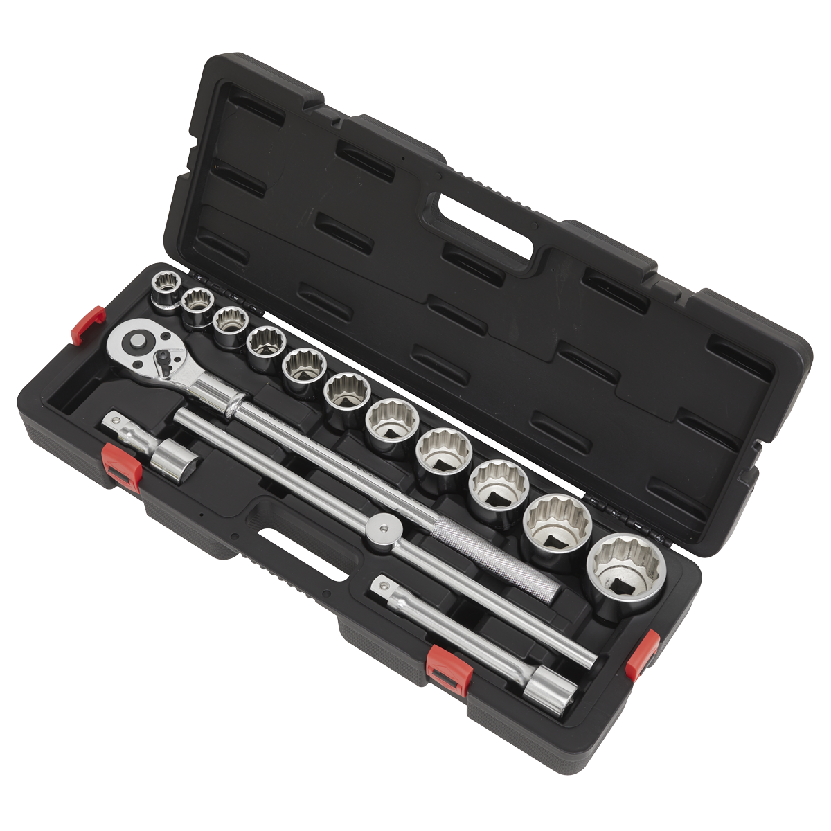Sealey AK2583 Premier Socket Set 3/4"Sq Drive 12-Point 15pc - additional view 4