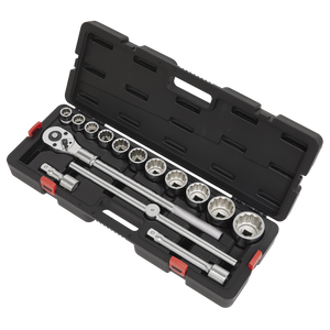 Sealey AK2583 Premier Socket Set 3/4"Sq Drive 12-Point 15pc - additional view 4