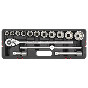 Sealey AK2583 Premier Socket Set 3/4"Sq Drive 12-Point 15pc - additional view 5