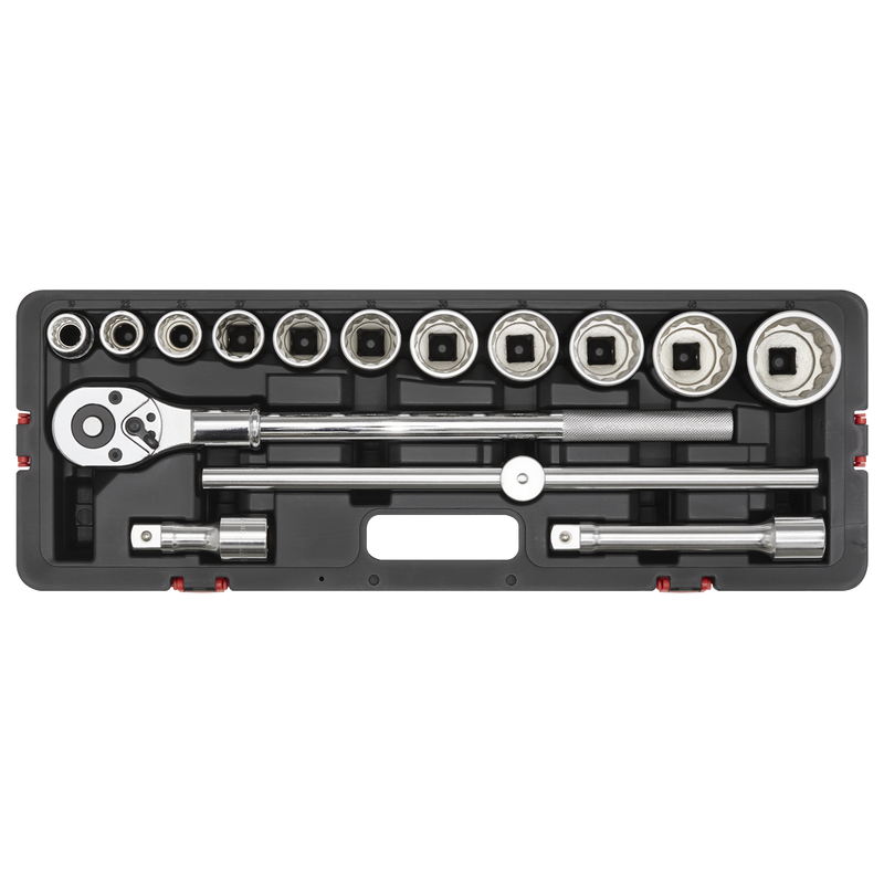 Sealey AK2583 Premier Socket Set 3/4"Sq Drive 12-Point 15pc - additional view 5