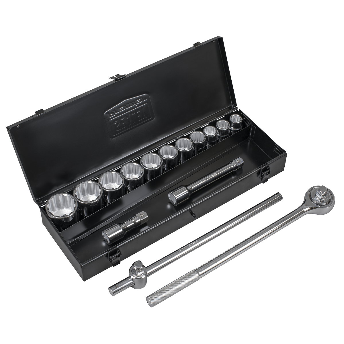 Sealey AK2585 Premier Socket Set 3/4"Sq Drive 12-Point 15pc