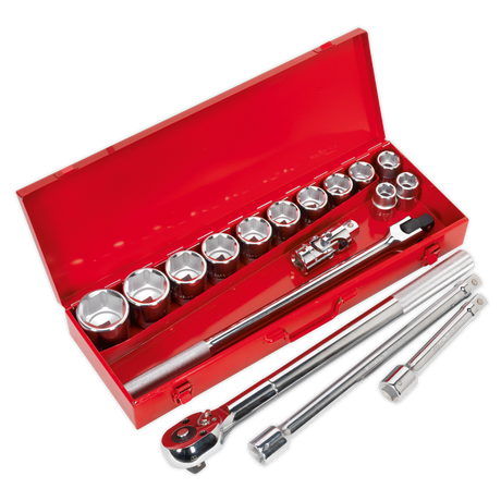 Sealey AK2597 Premier Socket Set 3/4"Sq Drive 17pc