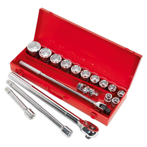 Sealey AK2597 Premier Socket Set 3/4"Sq Drive 17pc - additional view 5