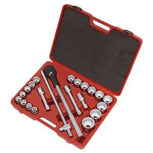 Sealey AK2598 Premier Socket Set 3/4"Sq Drive 12-point 22pc - additional view 3